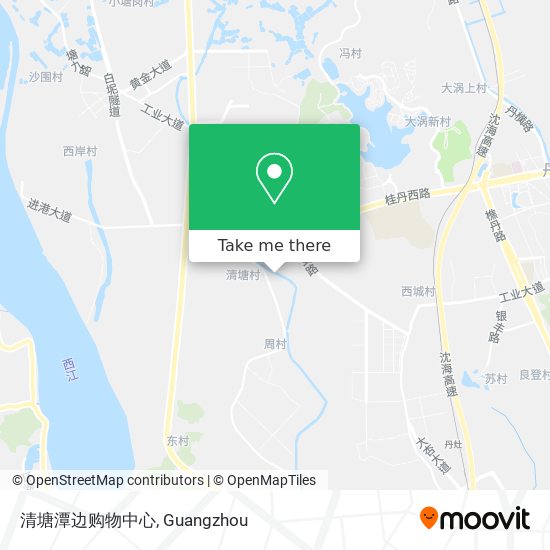 清塘潭边购物中心 map