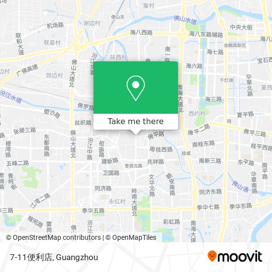 7-11便利店 map