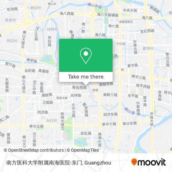 南方医科大学附属南海医院-东门 map