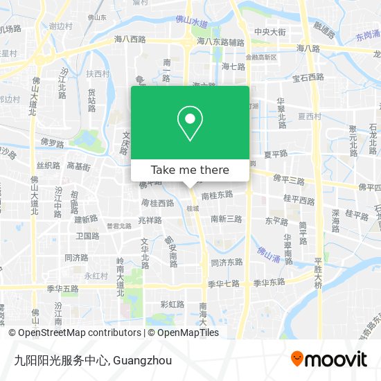 九阳阳光服务中心 map
