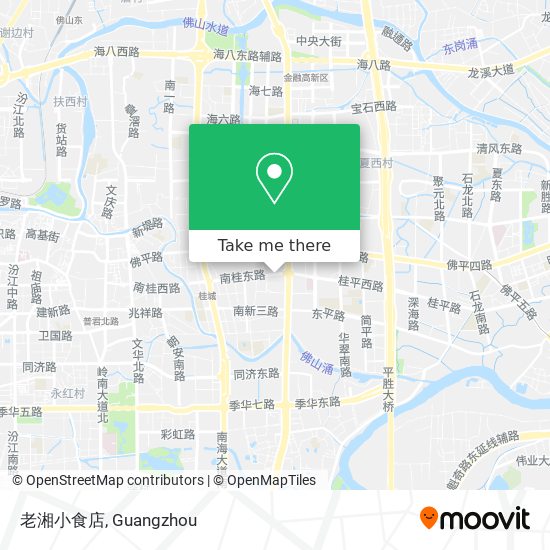 老湘小食店 map