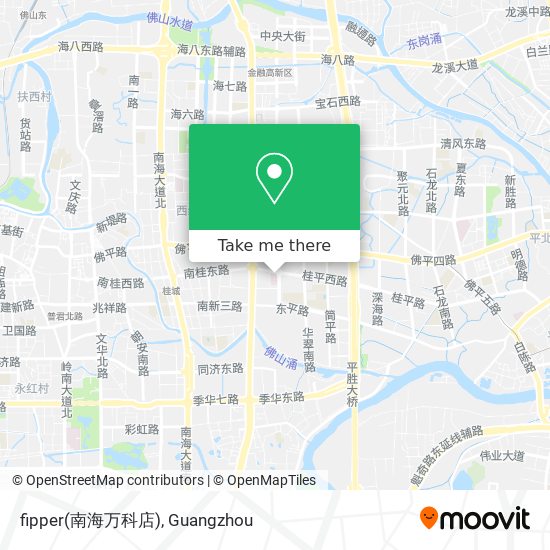 fipper(南海万科店) map