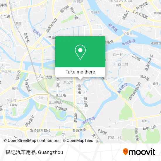民记汽车用品 map