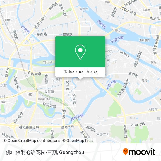 佛山保利心语花园-三期 map