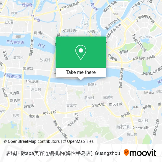 唐域国际spa美容连锁机构(海怡半岛店) map