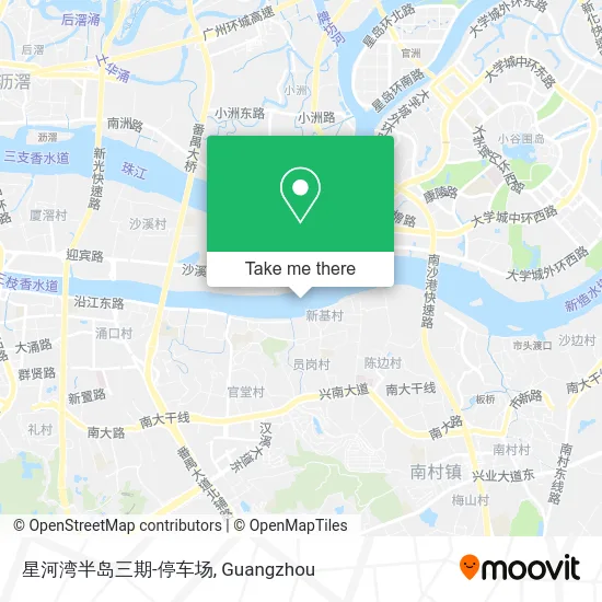 星河湾半岛三期-停车场 map