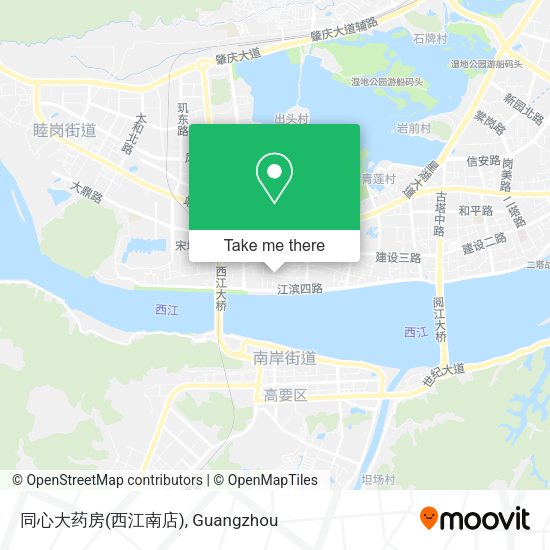 同心大药房(西江南店) map