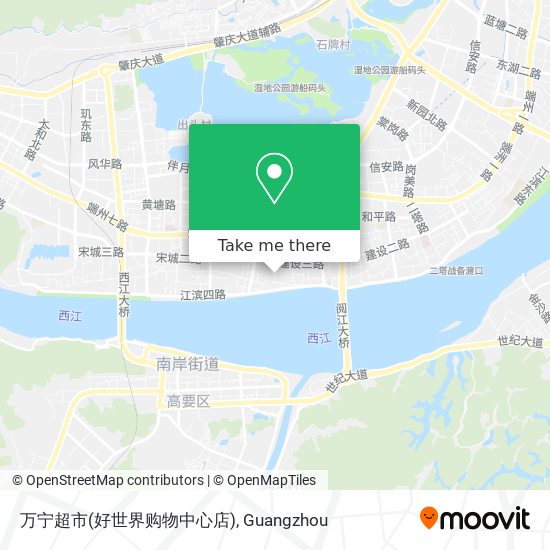 万宁超市(好世界购物中心店) map