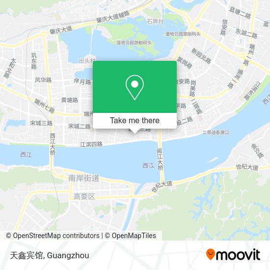 天鑫宾馆 map