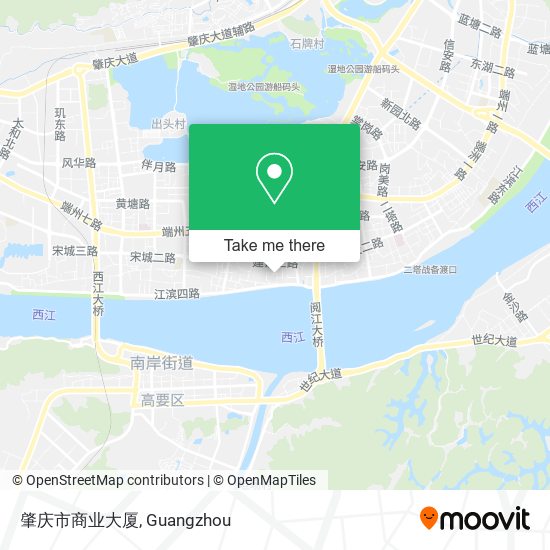 肇庆市商业大厦 map