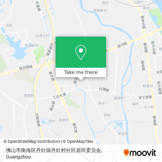 佛山市南海区丹灶镇丹灶村社区居民委员会 map