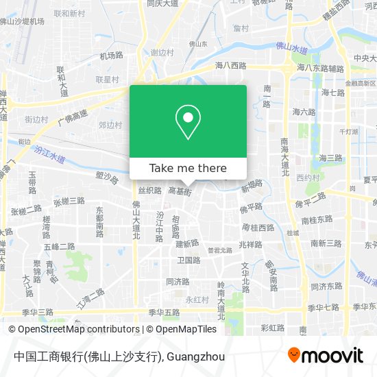 中国工商银行(佛山上沙支行) map