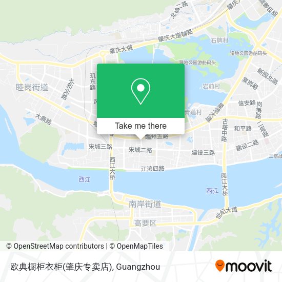 欧典橱柜衣柜(肇庆专卖店) map