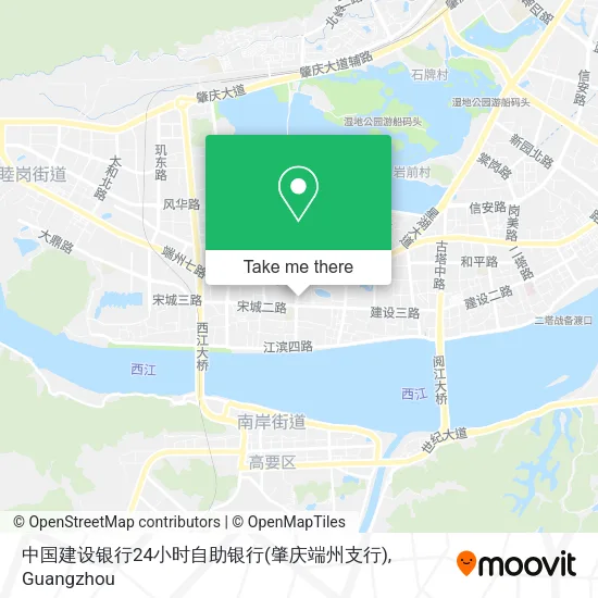 中国建设银行24小时自助银行(肇庆端州支行) map