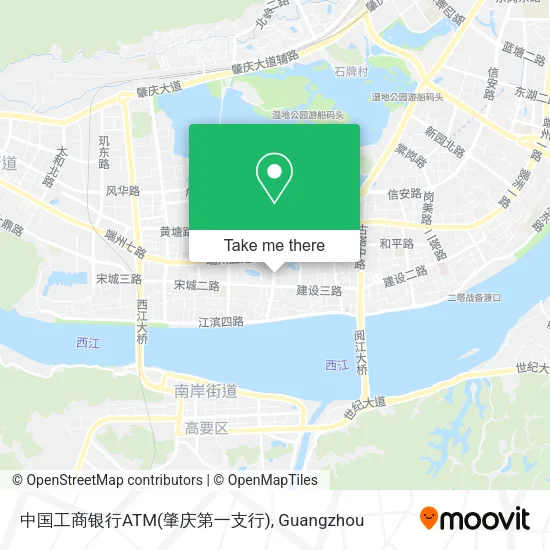 中国工商银行ATM(肇庆第一支行) map