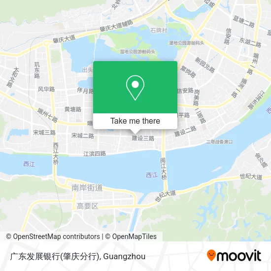 广东发展银行(肇庆分行) map