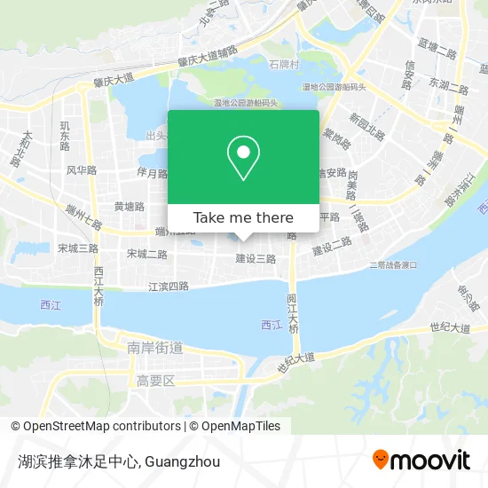 湖滨推拿沐足中心 map