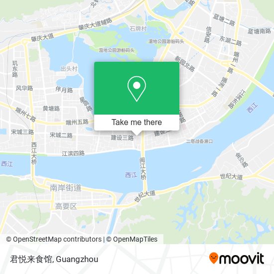 君悦来食馆 map
