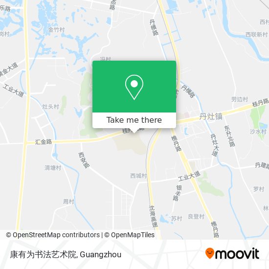 康有为书法艺术院 map