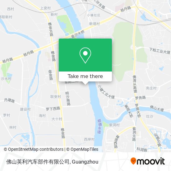 佛山英利汽车部件有限公司 map