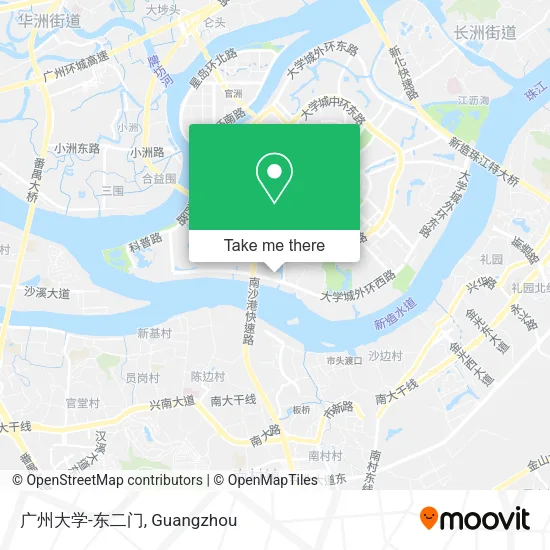 广州大学-东二门 map