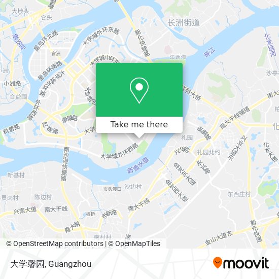 大学馨园 map