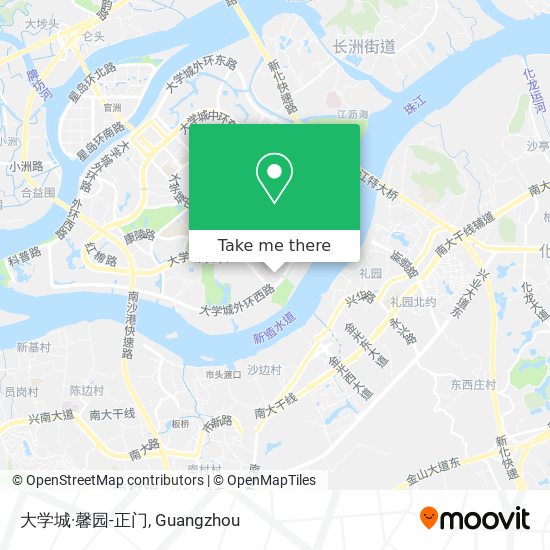 大学城·馨园-正门 map