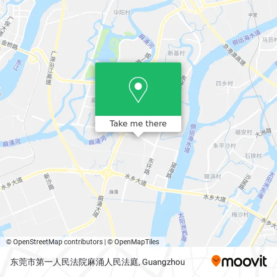 东莞市第一人民法院麻涌人民法庭 map