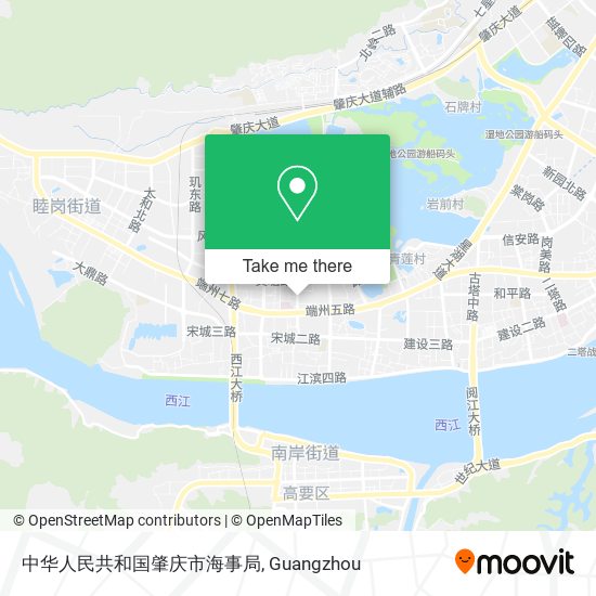 中华人民共和国肇庆市海事局 map