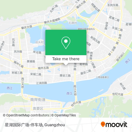 星湖国际广场-停车场 map