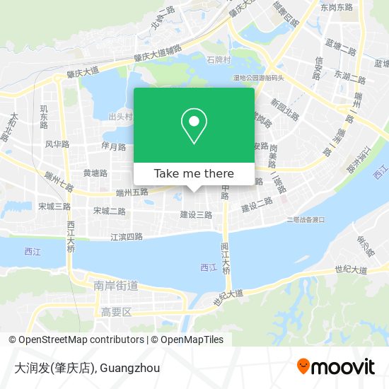 大润发(肇庆店) map