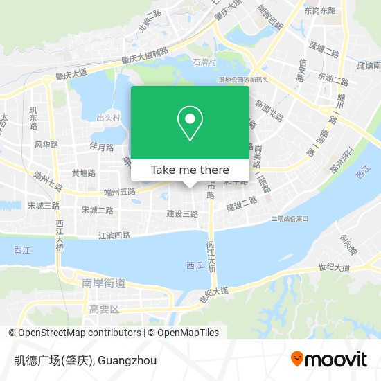 凯德广场(肇庆) map