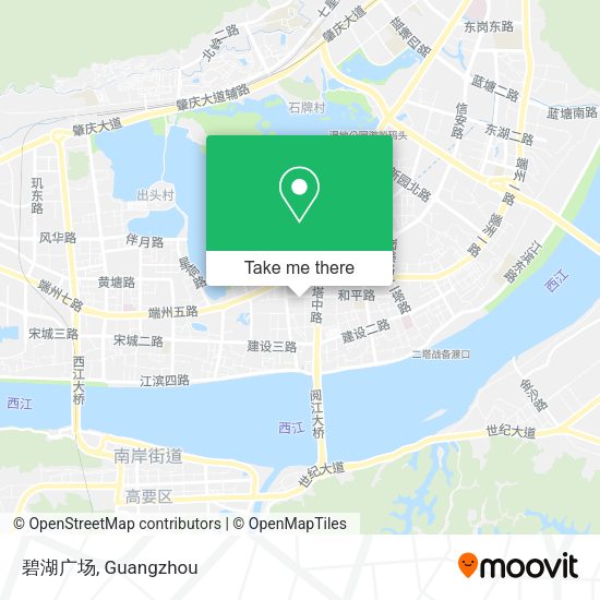 碧湖广场 map