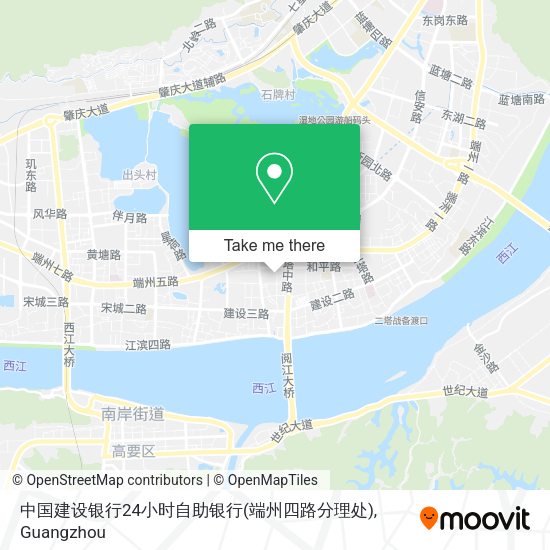 中国建设银行24小时自助银行(端州四路分理处) map