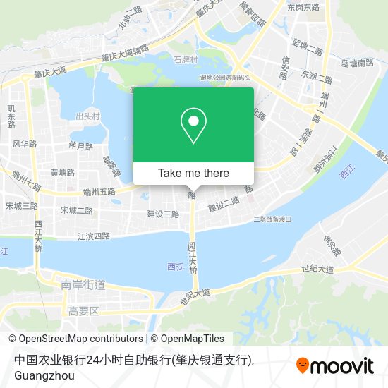 中国农业银行24小时自助银行(肇庆银通支行) map