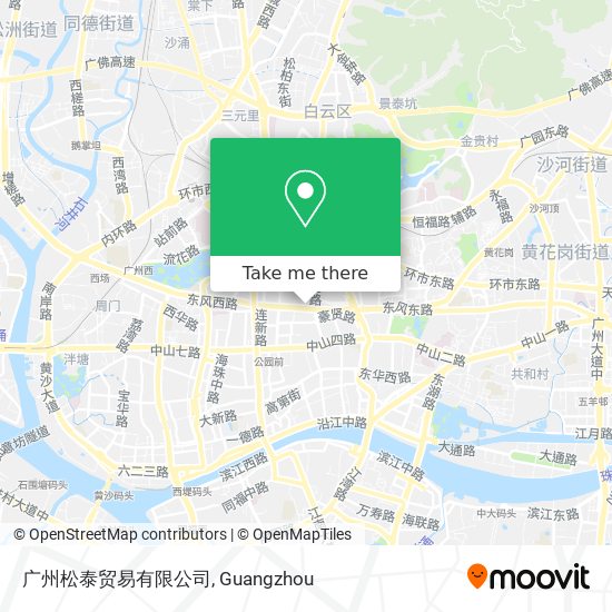 广州松泰贸易有限公司 map