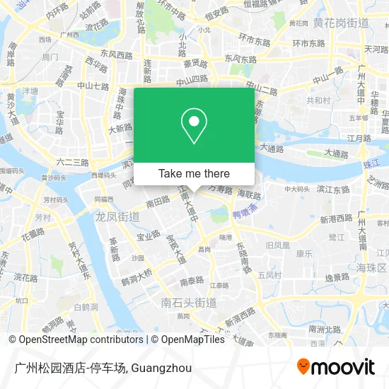 广州松园酒店-停车场 map