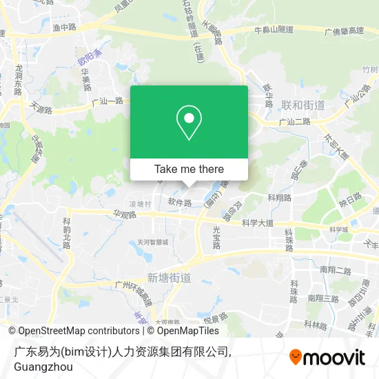 广东易为(bim设计)人力资源集团有限公司 map