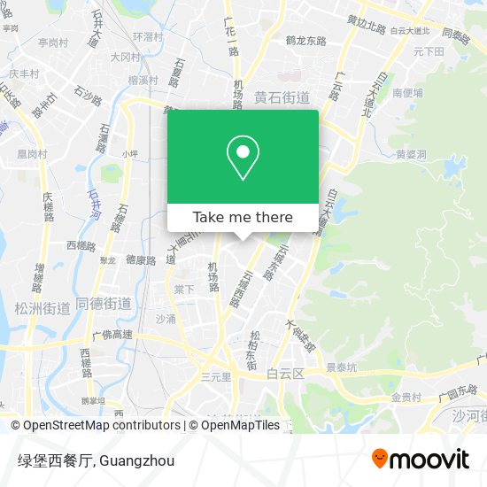 绿堡西餐厅 map