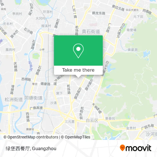 绿堡西餐厅 map