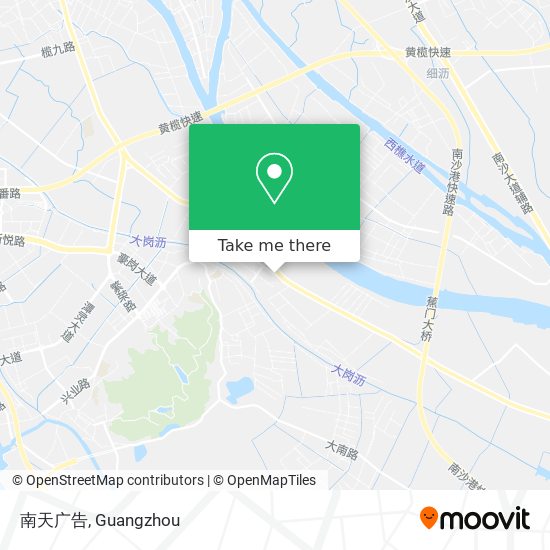 南天广告 map