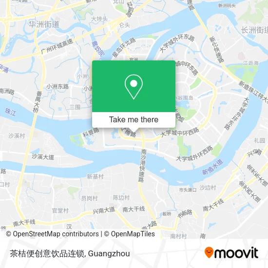 茶桔便创意饮品连锁 map