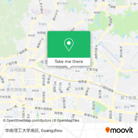 华南理工大学南区 map
