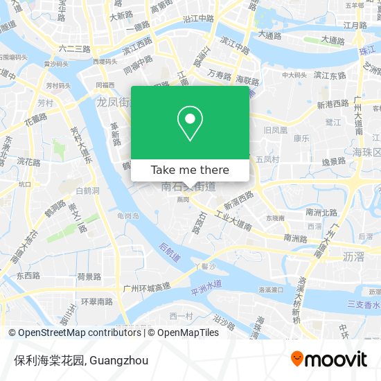 保利海棠花园 map