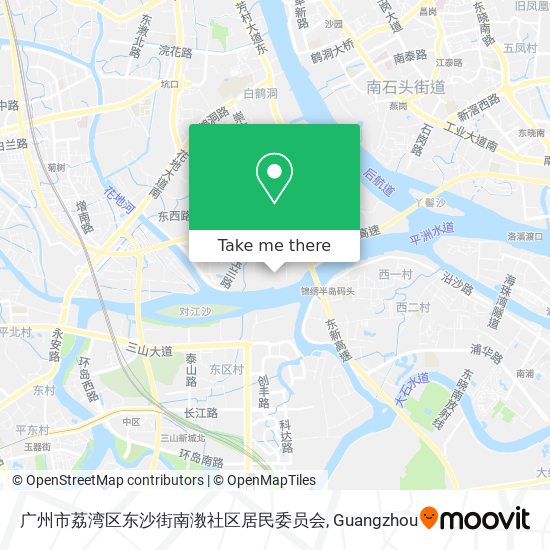 广州市荔湾区东沙街南漖社区居民委员会 map