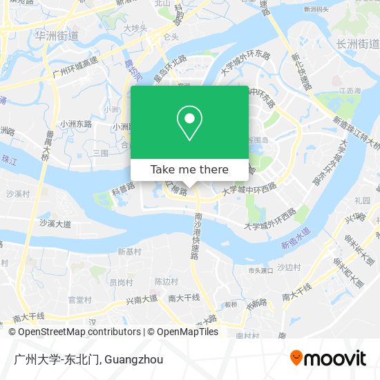 广州大学-东北门 map