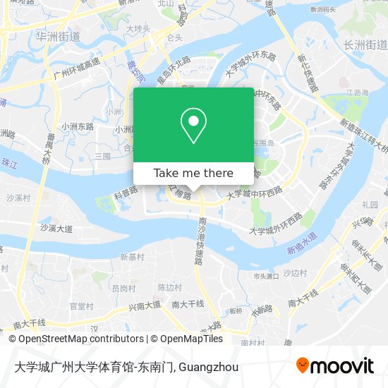 大学城广州大学体育馆-东南门 map