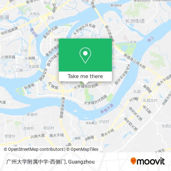 广州大学附属中学-西侧门 map