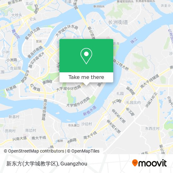 新东方(大学城教学区) map