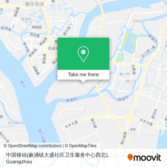 中国移动(麻涌镇大盛社区卫生服务中心西北) map